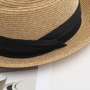 Sombrero de Paja Tipo Pork Pie con Estampado de Serigrafía, Moda Verano 2025, para Hombre, Protección Solar Promocional - Product Image 5