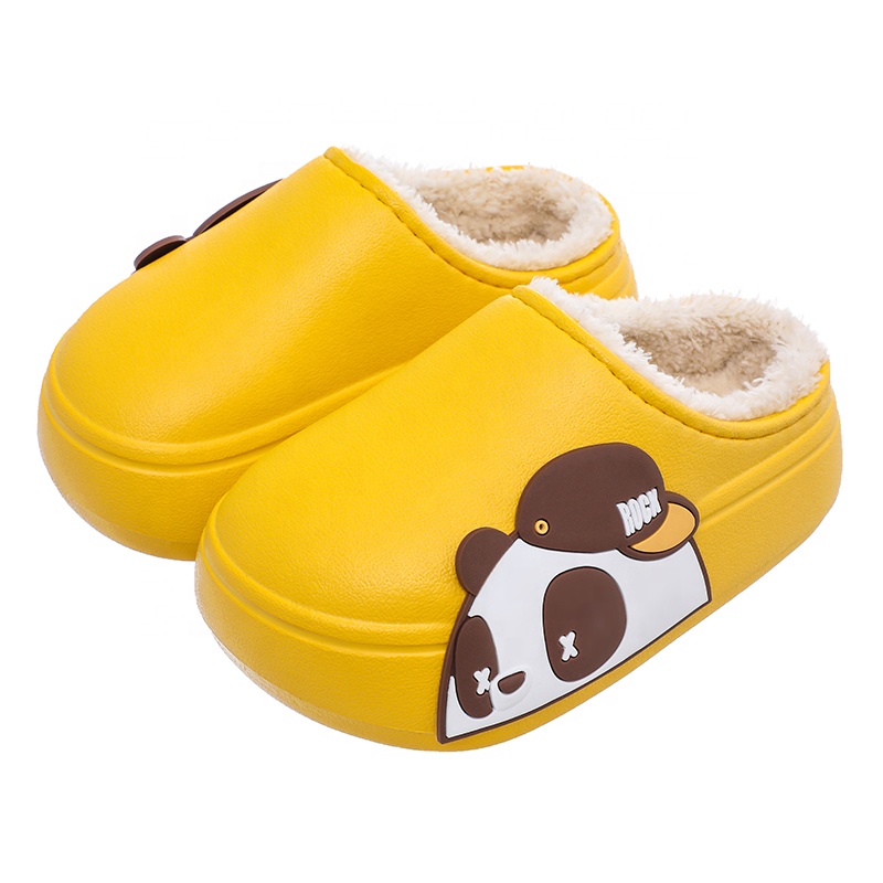 Детская водонепроницаемая и теплая мягкая подошва для мальчиков, нескользящая симпатичная мультяшная детская хлопковая ткань