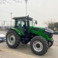 Tracteur agricole 150 CV à prix d'usine, cabine fermée, boîte de vitesses 16F+8R, 4x4, commande intelligente, fonctionnement fluide, haute productivité