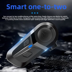 Casco da Moto con Auricolari Wireless 5.3 con Compatibilità Hi-Fi e Durata della Batteria di 10-15 Ore - Product Image 3