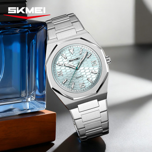 Reloj de pulsera de marca de moda de alta calidad, clásico, cuadrado, de acero inoxidable, OEM, ODM, con logotipo personalizado, resistente al agua, de cuarzo, para hombre. - Product Image 4