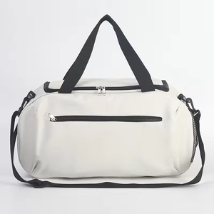 Bolsa de lona cruzada portátil de viaje con logotipo personalizado, bolsa de gimnasio separada seca y húmeda duradera, bolsa de lona para yoga y Gimnasio Deportivo - Product Image 1