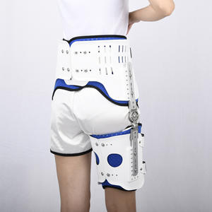 Penjepit fiksasi sendi kaki lutut, perangkat rehabilitasi kaki paha penopang fraktur tetap Orthosis penjepit fiksasi kaki pergelangan kaki bawah - Product Image 6