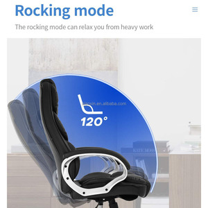 <span class=keywords><strong>Chaise</strong></span> <span class=keywords><strong>de</strong></span> <span class=keywords><strong>bureau</strong></span> pivotante en cuir à dossier haut, massage inclinable, <span class=keywords><strong>chaise</strong></span> <span class=keywords><strong>de</strong></span> <span class=keywords><strong>bureau</strong></span> ergonomique avec roulette - Product Image 5