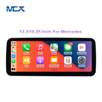 Système multimédia pour Benz, 10.0 pouces, MCX Qual, comm, Android 10.25, 8 cœurs, 4 go + 64 go, écran, pour mercedes W211, W221, W220