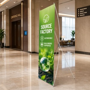Exhibidores Publicitarios Tipo <span class=keywords><strong>X</strong></span> Plegables Personalizados al por Mayor, Económicos, de <span class=keywords><strong>60x160</strong></span> cm, para Exposiciones - Product Image 4