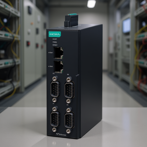 Moxa NPort IA5450I-G2-T Servidor de Dispositivos Seriales RS-232 de 4 Puertos, Módulo de E/S Ethernet Industrial - Product Image 3