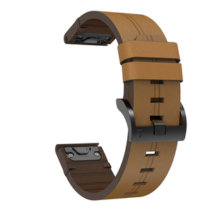 Correa de Reloj de Cuero Genuino RYB de Alta Calidad con Liberación Rápida de 22mm 20mm 26mm para <span class=keywords><strong>Garmin</strong></span> <span class=keywords><strong>Fenix</strong></span> 7 7S 7X 6S 6 6X 5S <span class=keywords><strong>5</strong></span> - Product Image 4