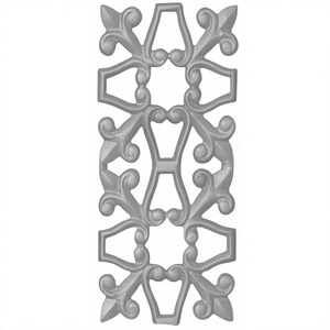 Componentes de Hierro Fundido de Alta Resistencia para Puertas de Jardín Balaji Metals BM-258, 8.75 Pulgadas de Altura, Moldeado por Arena Super Shot Blast - Product Image 1