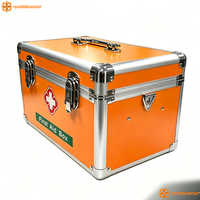 Trousse de premiers secours d'urgence personnalisée, boîte de rangement en aluminium pour médicaments, sacs médicaux superposés, boîte de rangement vide pour médicaments