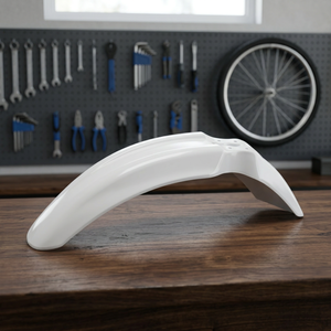 Parafango anteriore bianco 041 per Honda XR 400R parafango 1996-2025 in plastica moto - Product Image 3