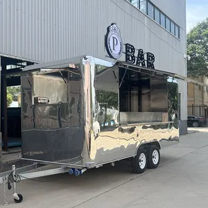 Carrito de Bar Móvil para Exteriores, Totalmente Equipado, para Cafetería, Helados y Comida - Product Image 2
