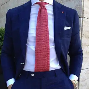 Greknitted örme ipek kravat katı siyah mor kırmızı boş zarif örgü kravat erkek aksesuar için