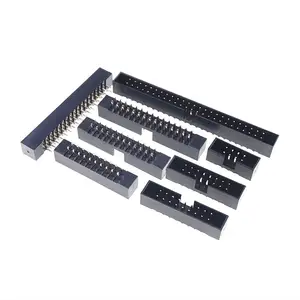 2.0 mm Box Header Male Pin IDC Connector 6 8 10 12 14 16 20 24 26 30 34 40 44 50 60 Pin 0.079" Pitch Through Holes PCB