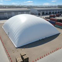 Dôme Gonflable Industriel Chinois à Membrane PVDF, Résistant au Feu et Écologique, pour Garage, Hangar, Tente et Salle de Sport