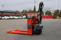 Chariot à batterie au plomb portable de 3 tonnes, levage et transport efficaces, chariot élévateur à fourches, transpalette