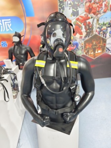 Taşınabilir yangın söndürme ekipmanları 6.8L silindir Scba pozitif basınç kendi kendine yeten hava solunum cihazı - Product Image 3