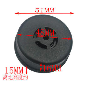 Roulettes modernes intégrées pour meubles d'extérieur de 0,7 pouce, universelles, silencieuses, à faible centre de gravité, roues en nylon invisibles - Product Image 5