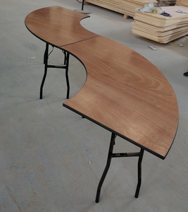 Wood <strong>Square</strong> Folding Banquet Arch <strong>Table</strong> for Wedding Events Party <strong>Kitchen</strong> for Rental - Product Image 6