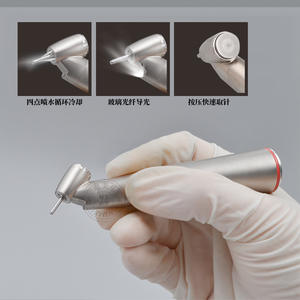 Turbina Dental de Fibra Óptica de 1:4.2 de Velocidad, Cuerpo Recubierto de Titanio, MaxZ45L, Pieza de Mano de Ángulo Inverso, Aumenta la Velocidad - Product Image 1