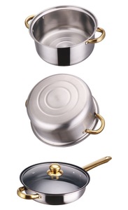 Wholesale Stainless Steel High Quality <strong>Cooking</strong> Pot <strong>Set</strong> Kitchen Pots and Pans Non-stick Cookware <strong>Set</strong> 12PCS - Product Image 4