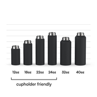 Gobelet isotherme en acier inoxydable écologique de 18 oz avec logo personnalisé, double paroi, thermos pour boire de l'eau en voyage