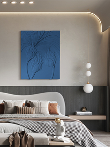 Pittura murale moderna semplice della decorazione della parete del ristorante fatto a mano pittura di rilievo 3D - Product Image 4