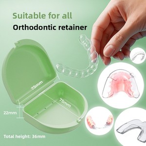 Caja de Almacenamiento para Retenedores Dentales, Prótesis Dentales y Alineadores Invisibles, de Plástico Perforado, Libre de BPA, Seleccionada con Rigor - Product Image 2