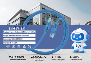 <span class=keywords><strong>Câble</strong></span> de raccordement <span class=keywords><strong>Ethernet</strong></span> SIPU CAT6 UTP torsadé RJ45, gaine en PVC, conducteur CCA, 1 m - Product Image 2