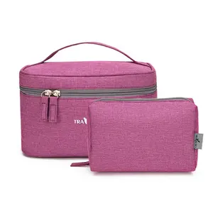 Travelsky özel yıkama depolama kozmetik küçük makyaj çanta düzenleyici makyaj çantası seyahat seti
