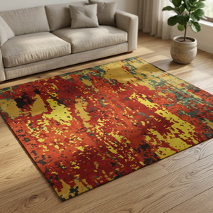 Alfombra para puerta de lana anudada a mano, Alfombra de lana hecha a mano suave y duradera de calidad superior para entrada, hogar, pasillo, decoración Interior de oficina - Product Image 4