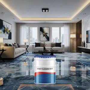 QIHANG Wholesale Epoxy Art Floor <b>Paint</b> <b>UV</b> Resistant Water-based Self-leveling Non Slip Wear Resistant Floor <b>Paint</b> - Product Image 1