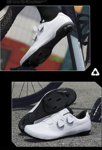 Set di <span class=keywords><strong>Scarpe</strong></span> da <span class=keywords><strong>Ciclismo</strong></span> su Strada per Uomo, Traspiranti, Senza Cuciture, <span class=keywords><strong>Scarpe</strong></span> da <span class=keywords><strong>Ciclismo</strong></span> con Attacco Rapido - Product Image 6