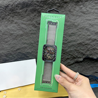 Boîte d'emballage en papier argenté neutre pour bracelet de montre, emballage et impression de produits de protection haut de gamme