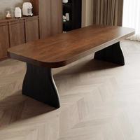 Table à manger en bois massif spéciale - Taille personnalisée Design antique/moderne pour hôtel restaurant