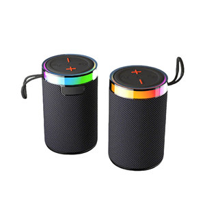 Portatile per altoparlante <span class=keywords><strong>Bluetooth</strong></span> V5.3 <span class=keywords><strong>con</strong></span> gamma 10M ABS + Cabinet in tessuto USB TF LED RGB FM custodia in plastica - Product Image 3