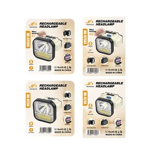 Nouvelle lampe frontale LED à <span class=keywords><strong>induction</strong></span>, étanche, <span class=keywords><strong>batterie</strong></span> au lithium longue durée, multi-usages, pour le camping, le cyclisme, 50-100 m - Product Image 4