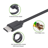 Carga rápida 5V 2A Tipo C Cable de carga USB a USB C 3ft 4ft 6ft 10ft Línea de datos con blindaje trenzado para teléfonos móviles Computadoras