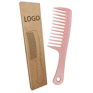 1ps梳子塑料头发造型宽齿梳子家庭发廊美发工具专为所有用途而设计