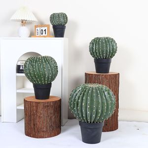 Plantes artificielles en pot Dream Castle, cactus, 10cm-30cm, décoration intérieure, style nordique, bonsaï, ornement du désert - Product Image 1