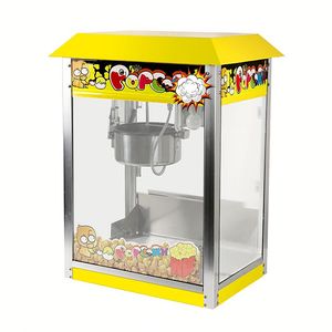 Máquina de palomitas clásica para el hogar, con doble boquilla, para preparación en seco, fácil de usar, eléctrica, con carro, a gas, con manivela manual - Product Image 4