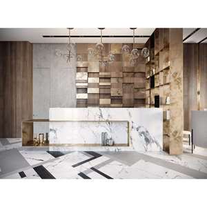 L Bàn Tiếp Tân Bằng MDF Đứng Bàn Trước Khách Sạn Thiết Kế Quầy Tiếp Tân Salon Bằng Gỗ Màu Trắng - Product Image 3