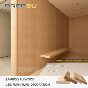Grado croce <span class=keywords><strong>laminato</strong></span> 4x8 legno compensato di bambù 15 <span class=keywords><strong>mm</strong></span> leggero verticale in strati di bambù tavole per mobili - Product Image 4