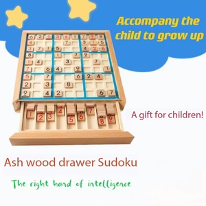 Rompecabezas de <span class=keywords><strong>Sudoku</strong></span> de Madera 4 en 1, de Fácil a Difícil, con Cajón, Juego de Mesa Educativo para Entrenar el Pensamiento Lógico - Product Image 2