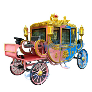 Vente chaude 2026 : Carrosse de mariage de luxe, remorque électrique robuste pour chevaux, carrosse royal à bas prix à vendre - Product Image 1