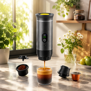 Trending 3 in 1 Portable Espresso Machine Self Heating Capsule <b>Coffee</b> <b>Maker</b> 20Bar Mini <b>Coffee</b> Pot for eBay Wish Online Retailers - Product Image 1