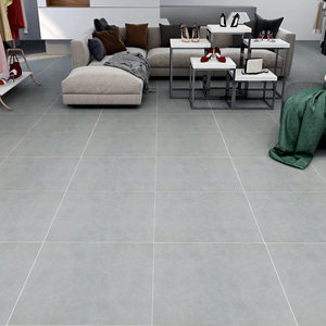 Baldosas de microcemento gris retro para suelo, 600x600 800x800, acabado mate antideslizante, diseño nórdico europeo, imitación de <span class=keywords><strong>piedra</strong></span>, para interiores. - Product Image 2