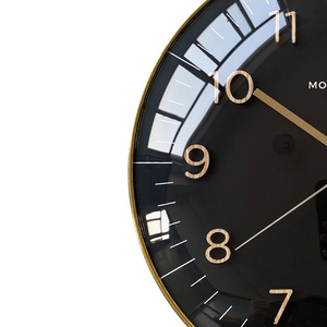 2025 New12 Inch Vòm Kính Sang Trọng 3D Số Bằng Gỗ Đồng Hồ Treo Tường Cho Phòng Khách Im Lặng Hiện Đại Màu Đen Đơn Giản Tùy Chỉnh Đồng Hồ - Product Image 2