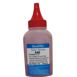 Fornitura diretta del produttore polvere di <span class=keywords><strong>Toner</strong></span> <span class=keywords><strong>a</strong></span> <span class=keywords><strong>colori</strong></span> per <span class=keywords><strong>stampante</strong></span> di migliore qualità polvere di <span class=keywords><strong>Toner</strong></span> ad alto colore 540 per <span class=keywords><strong>stampante</strong></span> Hp/Canon - Product Image 4