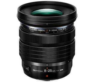 Objectif OM System M.Zuiko Digital ED 8-25mm F/4.0 PRO - Product Image 1